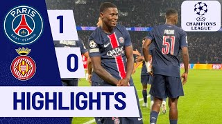 PSG vs Girona 10 Highlights Paulo Gazzaniga TERRIBLE MISTAKE  UEFA Champions League 202425 [upl. by Ymer268]