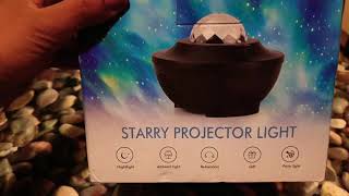 Starry projector light honest review [upl. by Elyk]