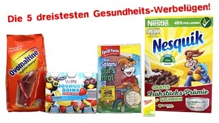 DAS sind die 5 dreistesten GesundheitsWerbelügen [upl. by Aleuname565]