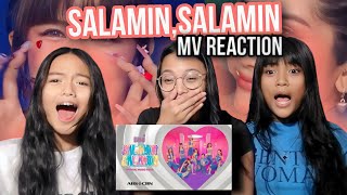 BINI  Salamin Salamin Official Music Video  REACTION [upl. by Ajay29]