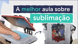 O que é sublimação SUBLIMAÇÃO DE CAMISETAS [upl. by Odrarej38]