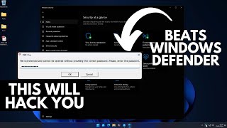 Malware beats Windows Defender How you get hacked [upl. by Darby484]