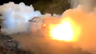 Submission Burnouts 15 CRAZY Honda burnouts Flame shooting ek Turbo Hondas V8 s10 [upl. by Carita860]