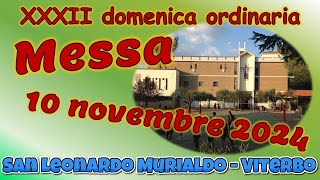 Messa 10 novembre 2024 [upl. by Marienthal]