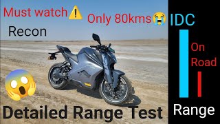 Youll be SHOCKED😮‍💨 Realworld Range Test of the  Ultraviolette F77 EV Bike Revealed f77 [upl. by Jacquenette]