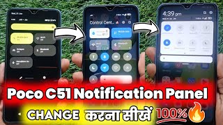 Poco C51 me status bar kaise change kare  How to change notification bar in POCO C51 [upl. by Ainer]