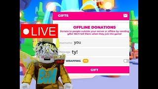 roblox live pls donate [upl. by Miof Mela]