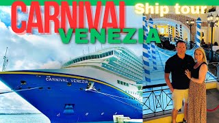 The Stunning  Carnival Venezia SHIP TOUR [upl. by Adnalay]