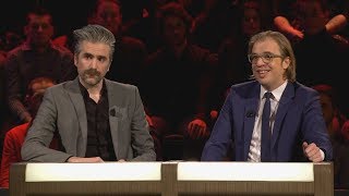 Philippe Geubels en Jeroom in De Slimste Mens ter Wereld 2017 [upl. by Lynelle]