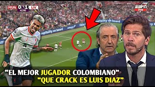 ¡QUE LOCO ESTA ASÍ PRENSA MUNDIAL ALUCINÓ con DOBLETE de LUIS DIAZ vs MANCHESTER😮 [upl. by Setiram706]