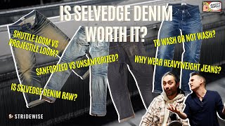 What IS Selvedge Denim The Complete Guide Is It Better Do You Wash It and The Raw Denim Culture [upl. by Ecirual]