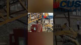 Testing video of YHZS120 Mobile Concrete batching plantCentrale à béton mobileFOCUS Machinery 01 [upl. by Lara]