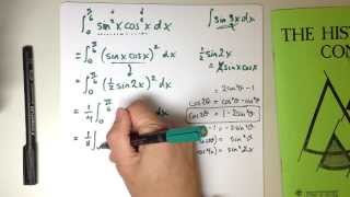 Definite Integral Requiring Trigonometric Identities [upl. by Mis]