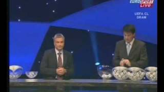 UEFA Champions League Group Stage 0708 Draw Part 1 [upl. by Galasyn270]