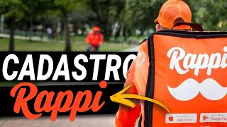 COMO CADASTRAR NO RAPPI ENTREGADOR 2019  PASSO A PASSO [upl. by Aineles520]