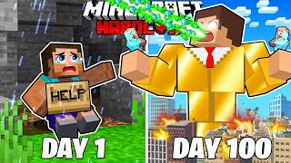 I Survived 100 Days as a TRILLIONAIRE in HARDCORE Minecraft [upl. by Hope940]