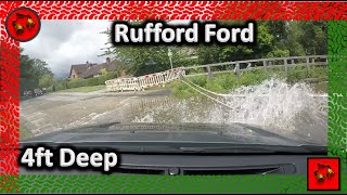 Rufford Ford Flooded 4ft Deep 2019 [upl. by Acimehs402]