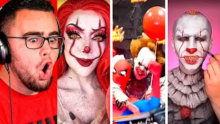 Reacting to PENNYWISE Tik Toks GONE WRONG [upl. by Makell206]