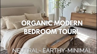 Organic Modern Bedroom Room Tour [upl. by Sedgewick]