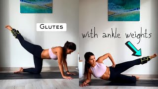 Glutes Workout with Ankle Weights [upl. by Harrell610]