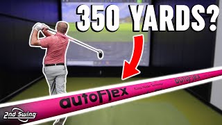 AutoFlex Golf Shaft Review  Furthest Drive amp Fastest Club Speed Ever [upl. by Elatsyrk]