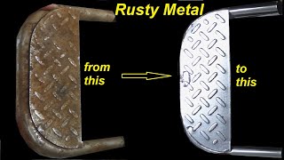 How to Remove Rust From Metal  Amazing Results [upl. by Legyn109]