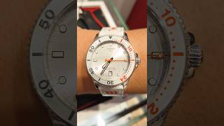 TISSOT seastar 1000 quartz white dial watch  Wilson WNBA limited edition tissot watch [upl. by Boj923]