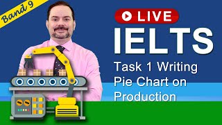 IELTS Live Class  Task 1 Writing Pie Graphs Production [upl. by Anitnegra571]