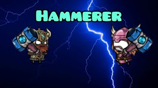 Hammerer OP hero Compilation  Castle Defense Online [upl. by Yeliab867]