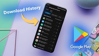 How to See Download History on Google Play Store [upl. by Andy]