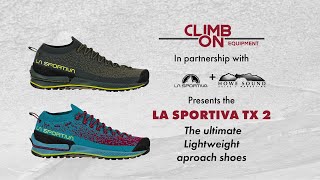 La Sportiva TX2 EVO lightweight approach shoe [upl. by Sobel]