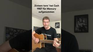 Sixteen tons cover johnnycashcover johnnycash countrymusic shorts tennesseeernieford [upl. by Namyac]