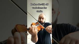 Otakar ševčík 40 variations for violin concerto violinist music violino classicalmusic musica [upl. by Ettezoj]