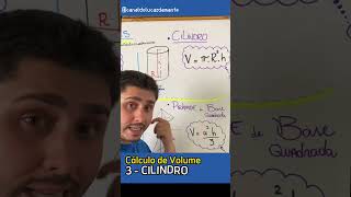 ✨APRENDA CALCULAR VOLUME DO CILINDRO✨ [upl. by Ellednahc494]