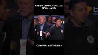 Vasiliy Lomachenko vs Devin Haney Heated Face off in Slow Motion [upl. by Eiramassenav394]