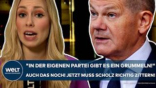 AMPELAUS quotIn der eigenen Partei gibt es ein Grummelnquot Jetzt muss Kanzler Scholz wirklich zittern [upl. by Pesvoh]