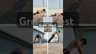 Chest workout home 🔥 shorts workout motivation [upl. by Dennison]