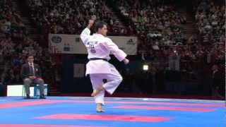 Luca Valdesi vs Jonathan Mottram Bronze Male Individual Kata WKF World Karate Championships 2012 [upl. by Ammeg]