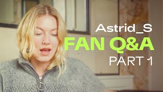 Astrid S  Fan QampA Part 1 💕 [upl. by Gnol]