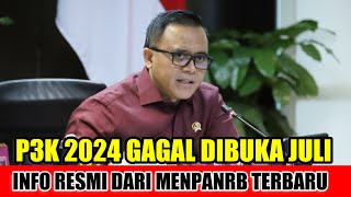 UPDATE INFO PEMBUKAAN P3K 2024 [upl. by Aratal]