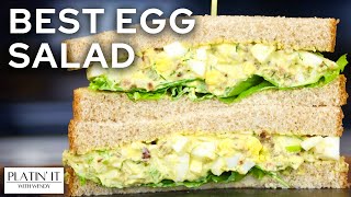 The BEST Egg Salad Sandwich  Everyday Favourites [upl. by Arahsak770]