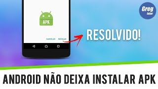 Android não deixa instalar aplicativo apk  RESOLVIDO [upl. by Aymahs]