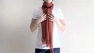 How to Tie a Scarf The Ascot Knot [upl. by Ycniuq]