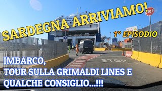 🇮🇹1°EPISODIOSARDEGNA ARRIVIAMOINIZIA LA VACANZAE IL TRAGHETTO [upl. by Narret]