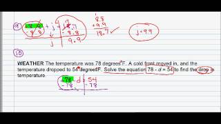 6th Grade Math Equations 15 [upl. by Irianat]