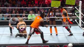 Naomi vs Natalya Raw March 9 2015 [upl. by Enyala]