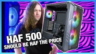 Cooler Master Has Lost Its Mind Overpriced HAF 500 Case Review [upl. by Htebaile]