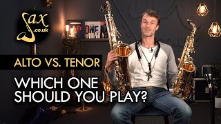 Alto Saxophone Vs Tenor Saxophone [upl. by Racso374]