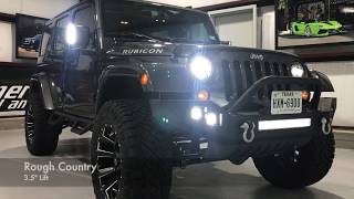 AWT  35quot Lifted Jeep Wrangler JK Unlimited Rolling On 20quot Fuel Off Road Wheels w 35quot Tires [upl. by Cara]