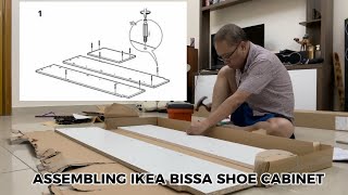 Assembling IKEA Bissa Shoe Cabinet [upl. by Arrol]